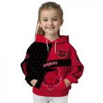 customized arkansas state red wolves abstract shape scarlet hoodie best selling