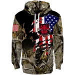 customized arkansas state red wolves tree camo hoodie best selling