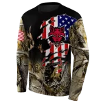 customized arkansas state red wolves tree camo hoodie best selling