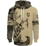 customized army black knights deer silhouette gold hoodie best selling