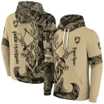 customized army black knights deer silhouette gold hoodie best selling