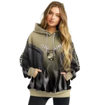 customized army black knights flame design gold hoodie best selling