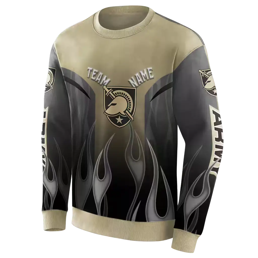 customized army black knights flame design gold hoodie new arrival customized army black knights flame design gold hoodie new arrival