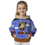 customized army black knights mario blue black hoodie best selling