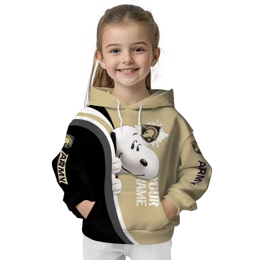 customized army black knights peeking snoopy gold hoodie top rated customized army black knights peeking snoopy gold hoodie top rated