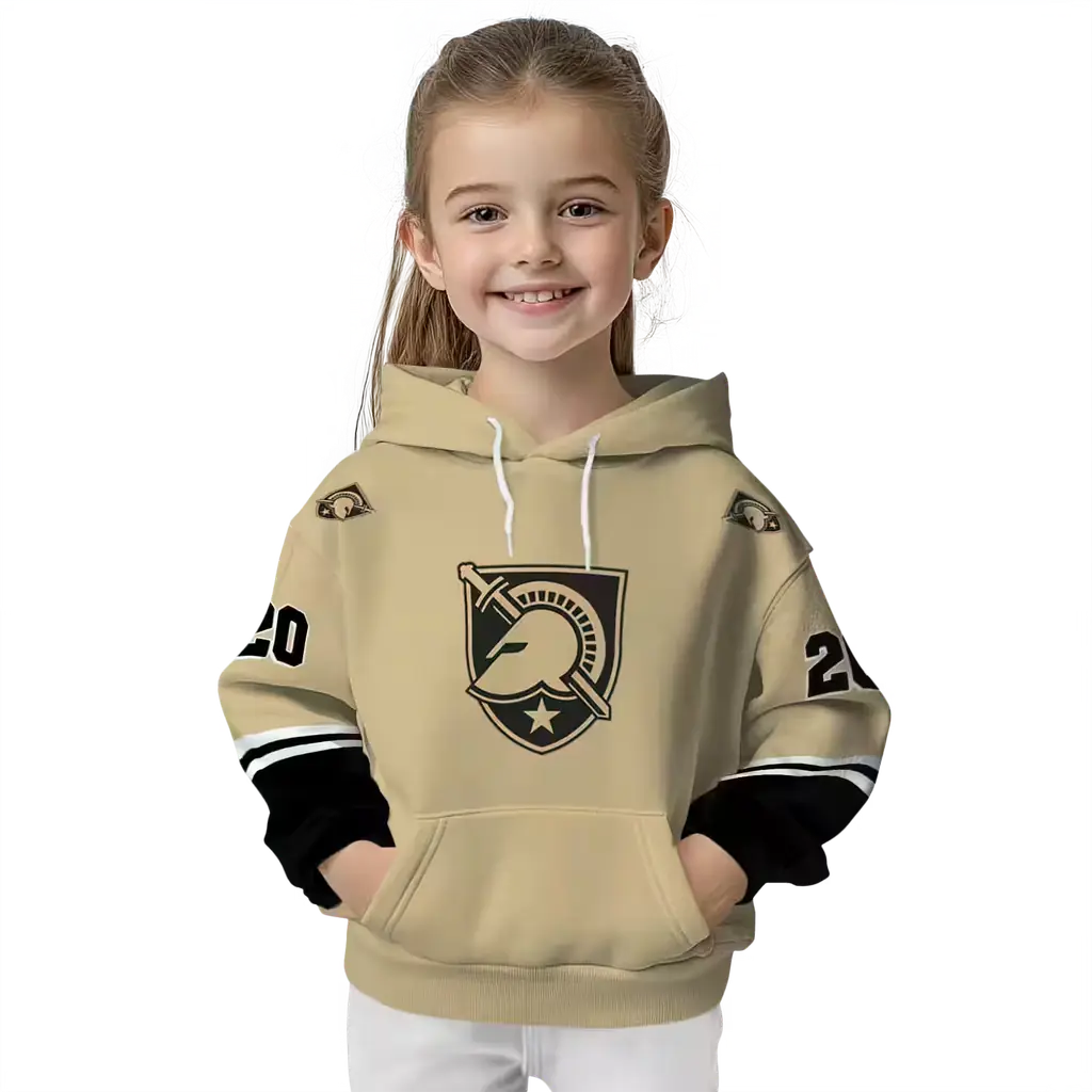 customized army black knights striped sleeves gold hoodie top rated customized army black knights striped sleeves gold hoodie top rated