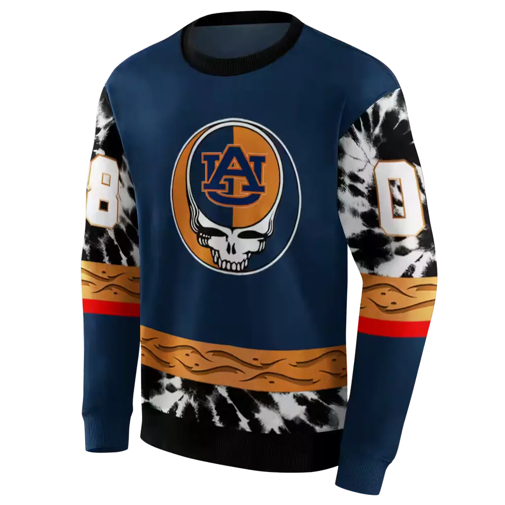 customized auburn tigers grateful vibes navy blue hoodie new arrival customized auburn tigers grateful vibes navy blue hoodie new arrival