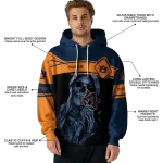 customized auburn tigers grim reaper navy blue black hoodie best selling