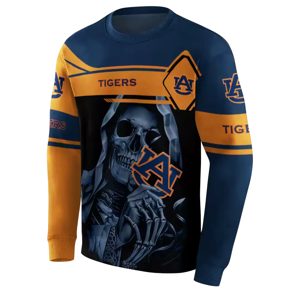 customized auburn tigers grim reaper navy blue black hoodie new arrival customized auburn tigers grim reaper navy blue black hoodie new arrival