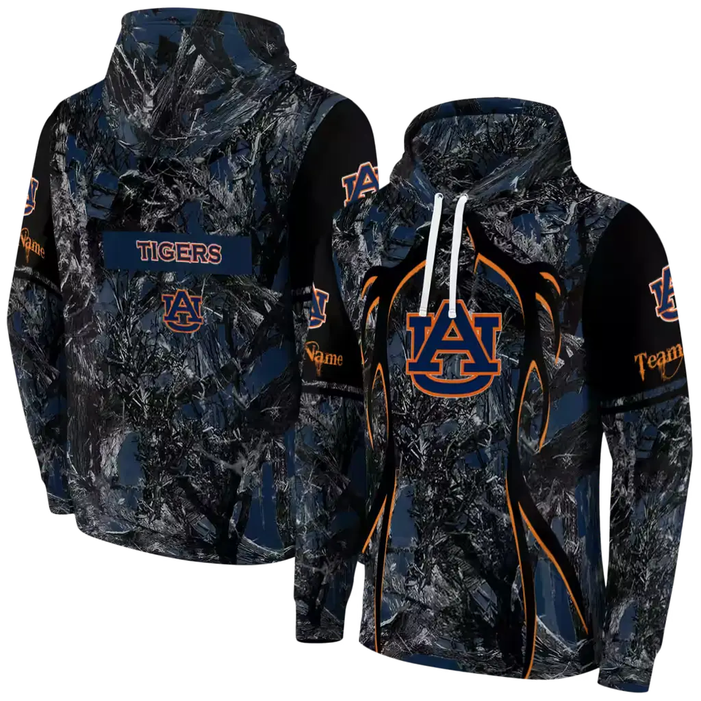 customized auburn tigers hunting theme navy blue black hoodie fashion forward customized auburn tigers hunting theme navy blue black hoodie fashion forward