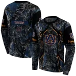 customized auburn tigers hunting theme navy blue black hoodie best selling