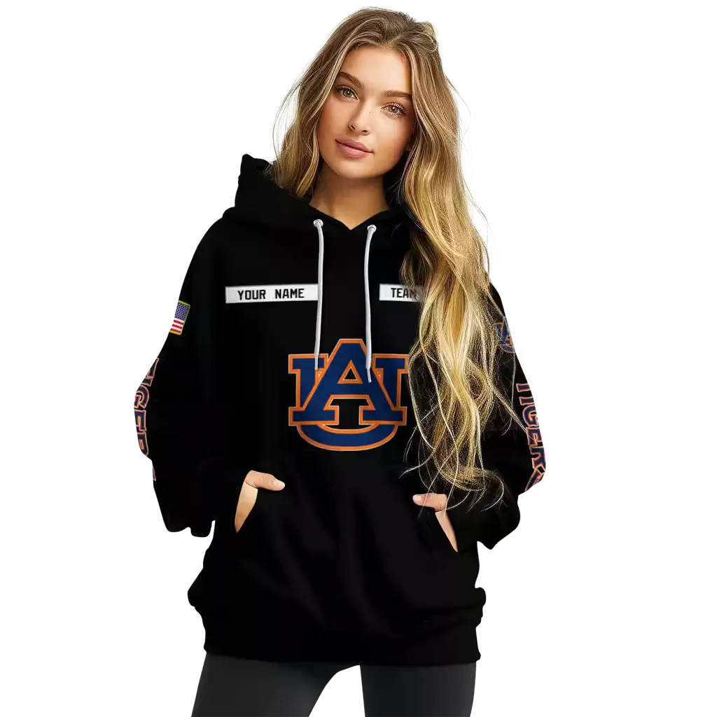 customized auburn tigers punisher skull black hoodie high quality customized auburn tigers punisher skull black hoodie high quality