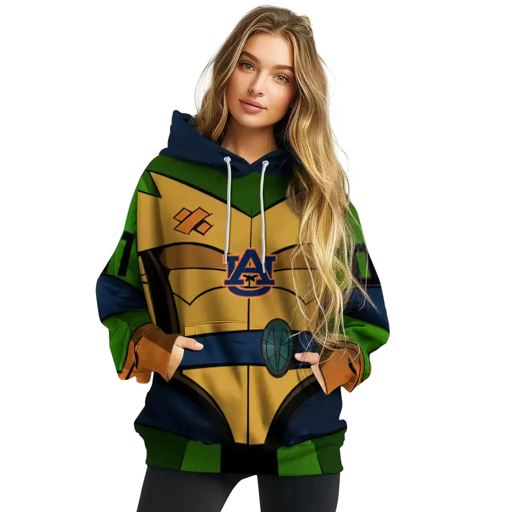 customized auburn tigers superhero armor navy blue green hoodie high quality customized auburn tigers superhero armor navy blue green hoodie high quality
