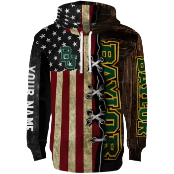 customized baylor bears american pride hoodie best selling