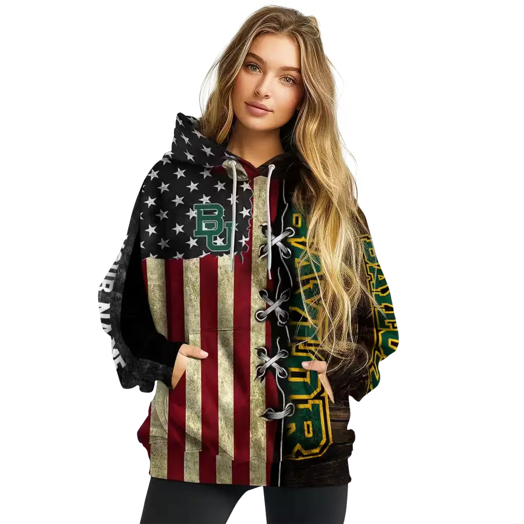 customized baylor bears american pride hoodie high quality customized baylor bears american pride hoodie high quality