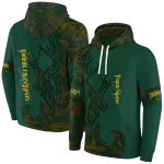 customized baylor bears deer silhouette green hoodie best selling