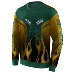 customized baylor bears flame design green hoodie best selling