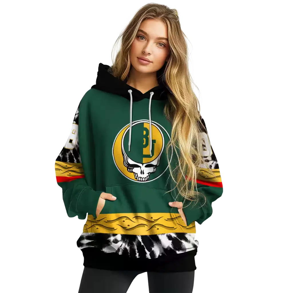 customized baylor bears grateful vibes green hoodie high quality customized baylor bears grateful vibes green hoodie high quality
