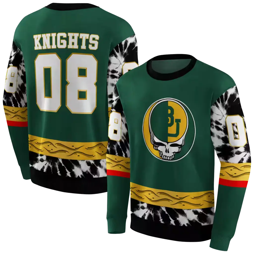 customized baylor bears grateful vibes green hoodie premium grade customized baylor bears grateful vibes green hoodie premium grade