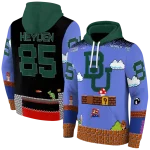 customized baylor bears mario blue black hoodie best selling