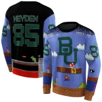customized baylor bears mario blue black hoodie best selling