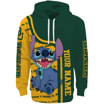 customized baylor bears stitch green hoodie best selling