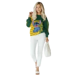 customized baylor bears stitch green hoodie best selling