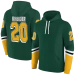 customized baylor bears striped sleeves green hoodie best selling