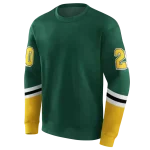 customized baylor bears striped sleeves green hoodie best selling