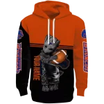 customized boise state broncos baby groot orange black hoodie best selling
