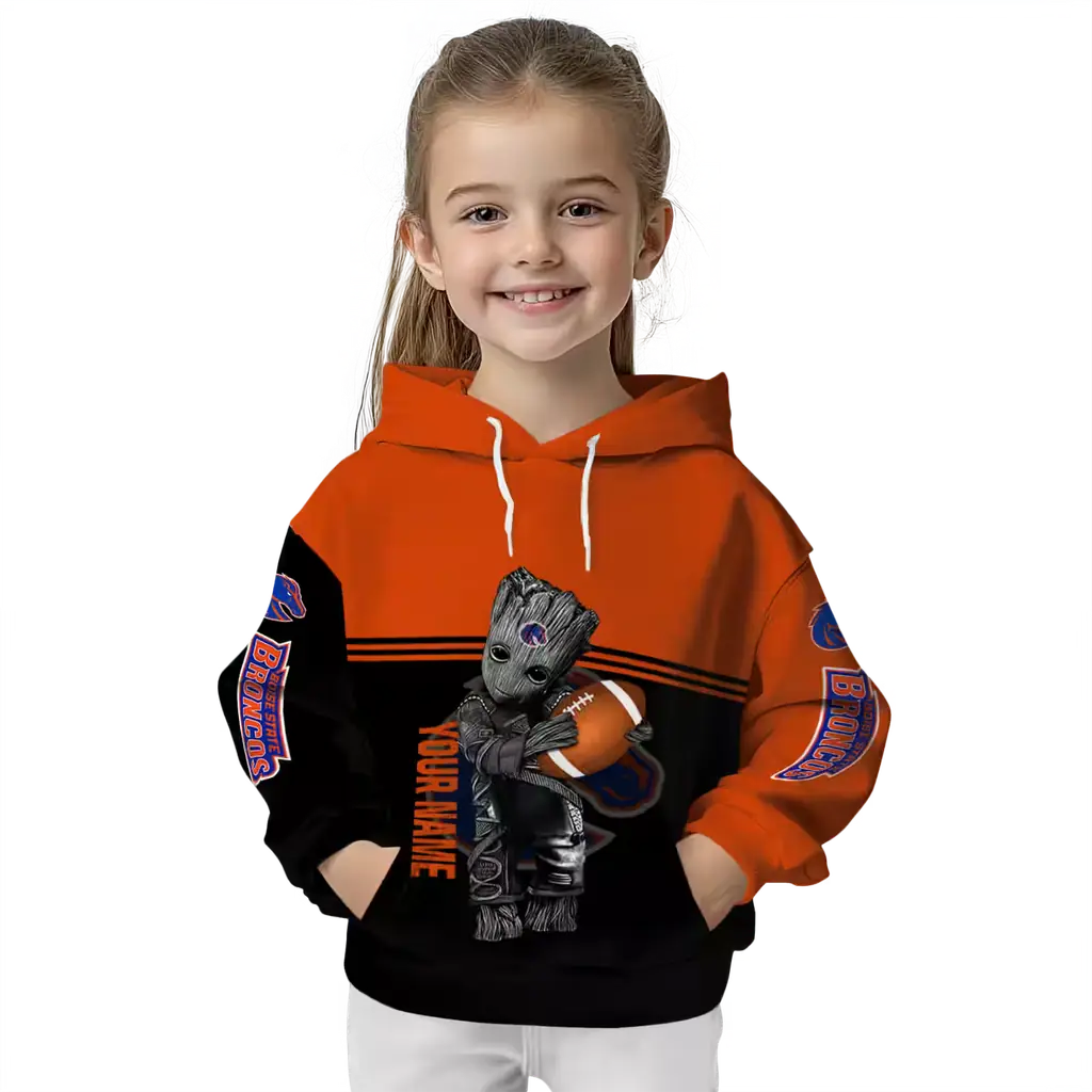 customized boise state broncos baby groot orange black hoodie top rated customized boise state broncos baby groot orange black hoodie top rated
