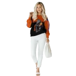 customized boise state broncos baby groot orange black hoodie best selling