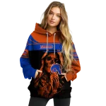 customized boise state broncos grim reaper orange black hoodie best selling