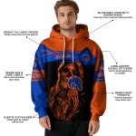 customized boise state broncos grim reaper orange black hoodie best selling