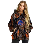 customized boise state broncos hunting theme orange black hoodie best selling