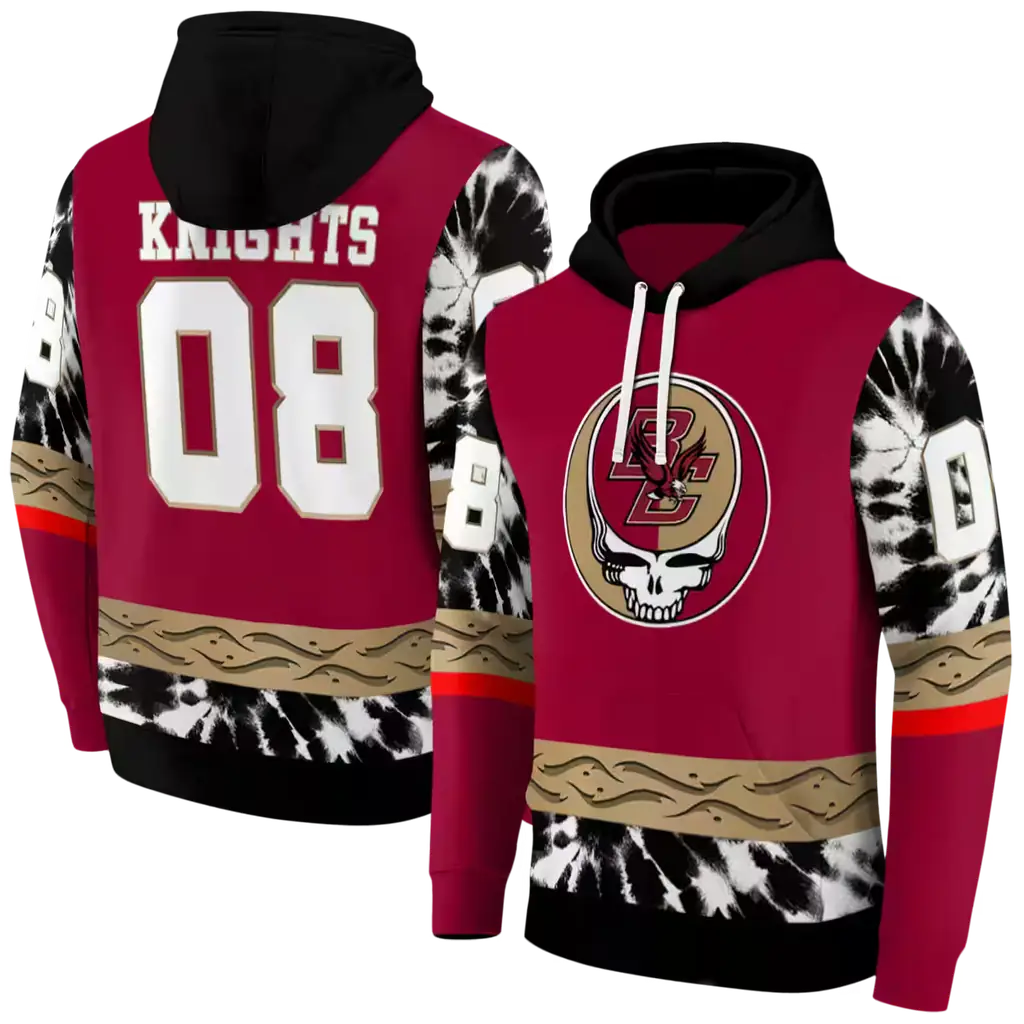 customized boston college eagles grateful vibes maroon hoodie fashion forward customized boston college eagles grateful vibes maroon hoodie fashion forward