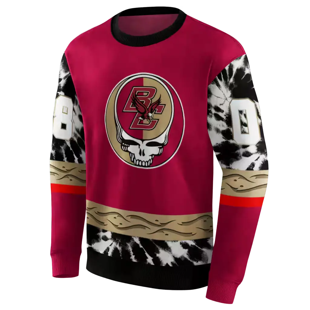 customized boston college eagles grateful vibes maroon hoodie new arrival customized boston college eagles grateful vibes maroon hoodie new arrival