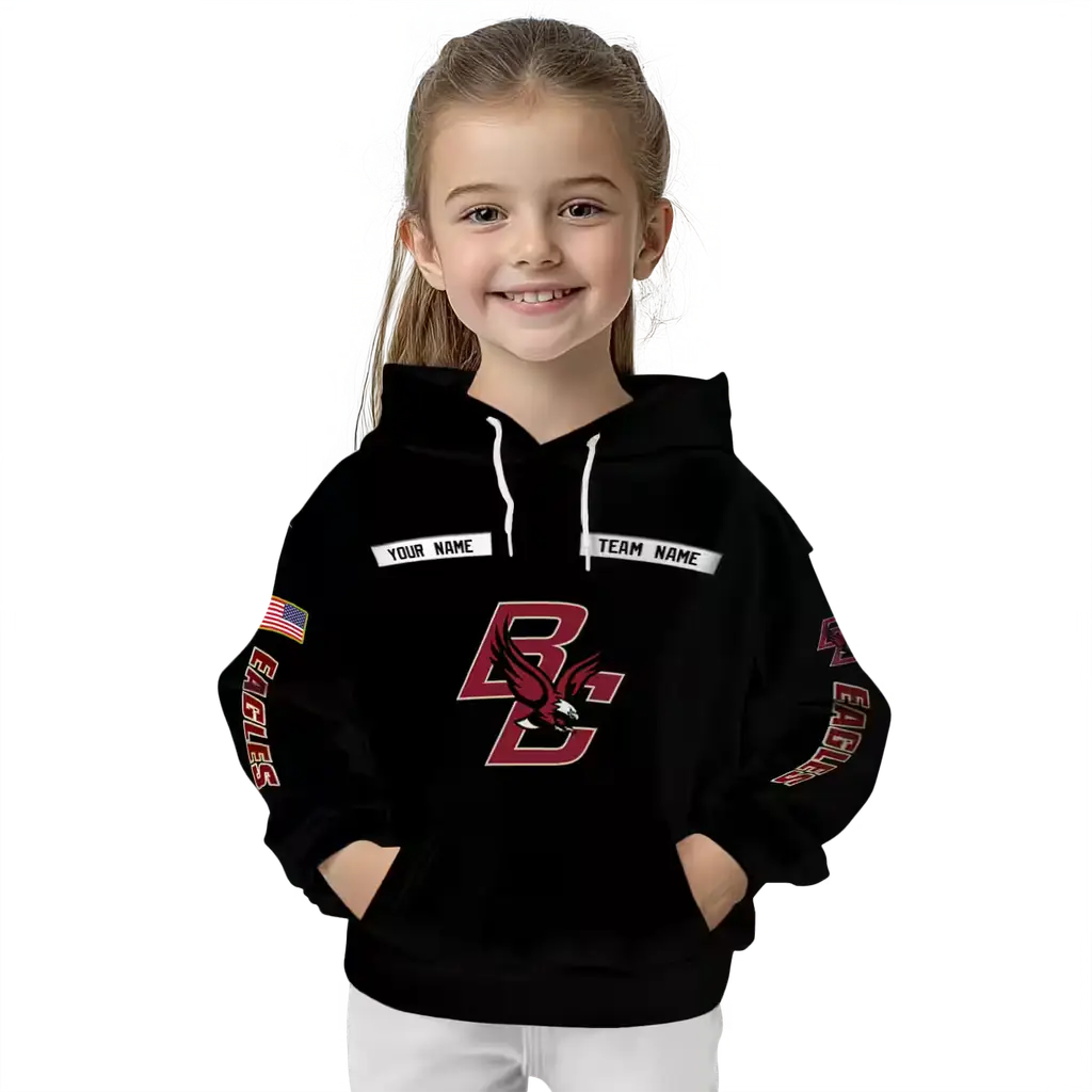 customized boston college eagles punisher skull black hoodie top rated customized boston college eagles punisher skull black hoodie top rated