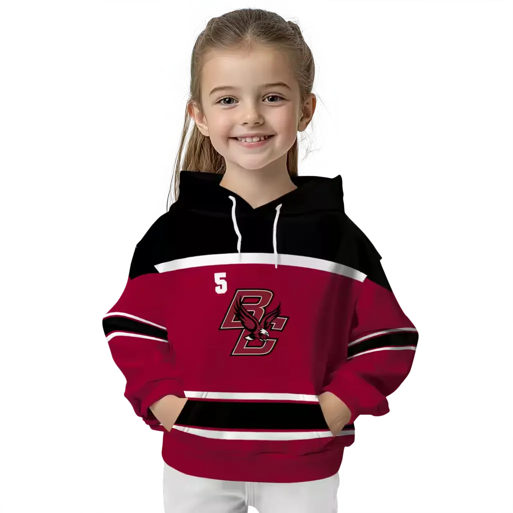 customized boston college eagles striped pattern maroon hoodie top rated customized boston college eagles striped pattern maroon hoodie top rated