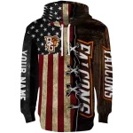 customized bowling green falcons american pride hoodie best selling