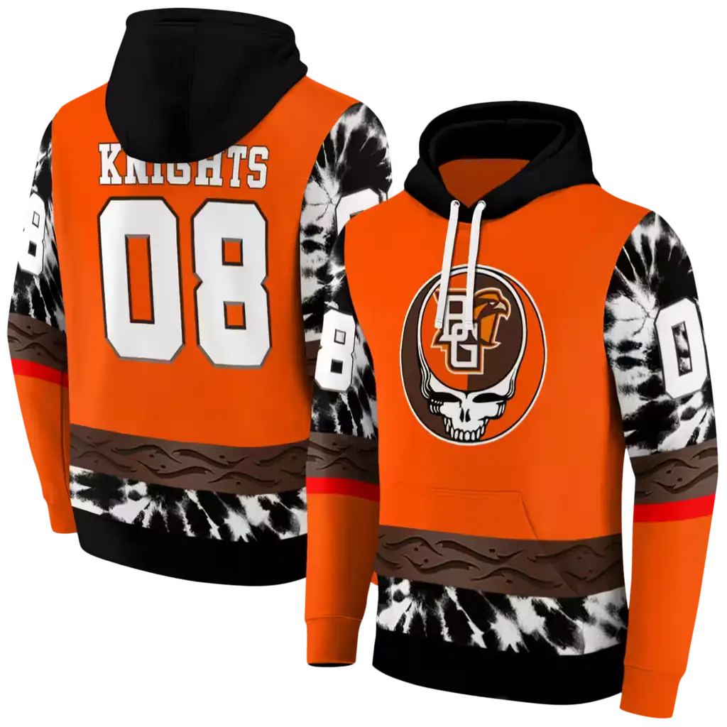 customized bowling green falcons grateful vibes orange hoodie fashion forward customized bowling green falcons grateful vibes orange hoodie fashion forward