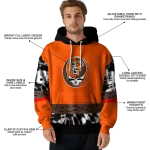 customized bowling green falcons grateful vibes orange hoodie best selling