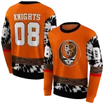 customized bowling green falcons grateful vibes orange hoodie best selling