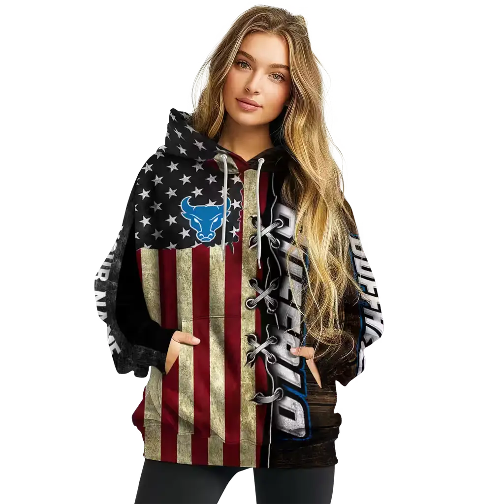 customized buffalo bulls american pride hoodie high quality customized buffalo bulls american pride hoodie high quality