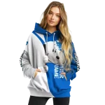 customized buffalo bulls peeking snoopy royal blue hoodie best selling