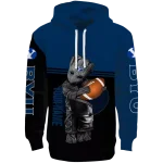 customized byu cougars baby groot blue black hoodie best selling