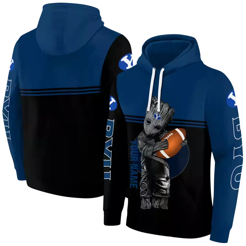 customized byu cougars baby groot blue black hoodie fashion forward customized byu cougars baby groot blue black hoodie fashion forward