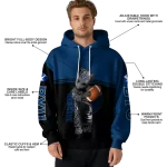 customized byu cougars baby groot blue black hoodie best selling