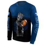 customized byu cougars baby groot blue black hoodie best selling