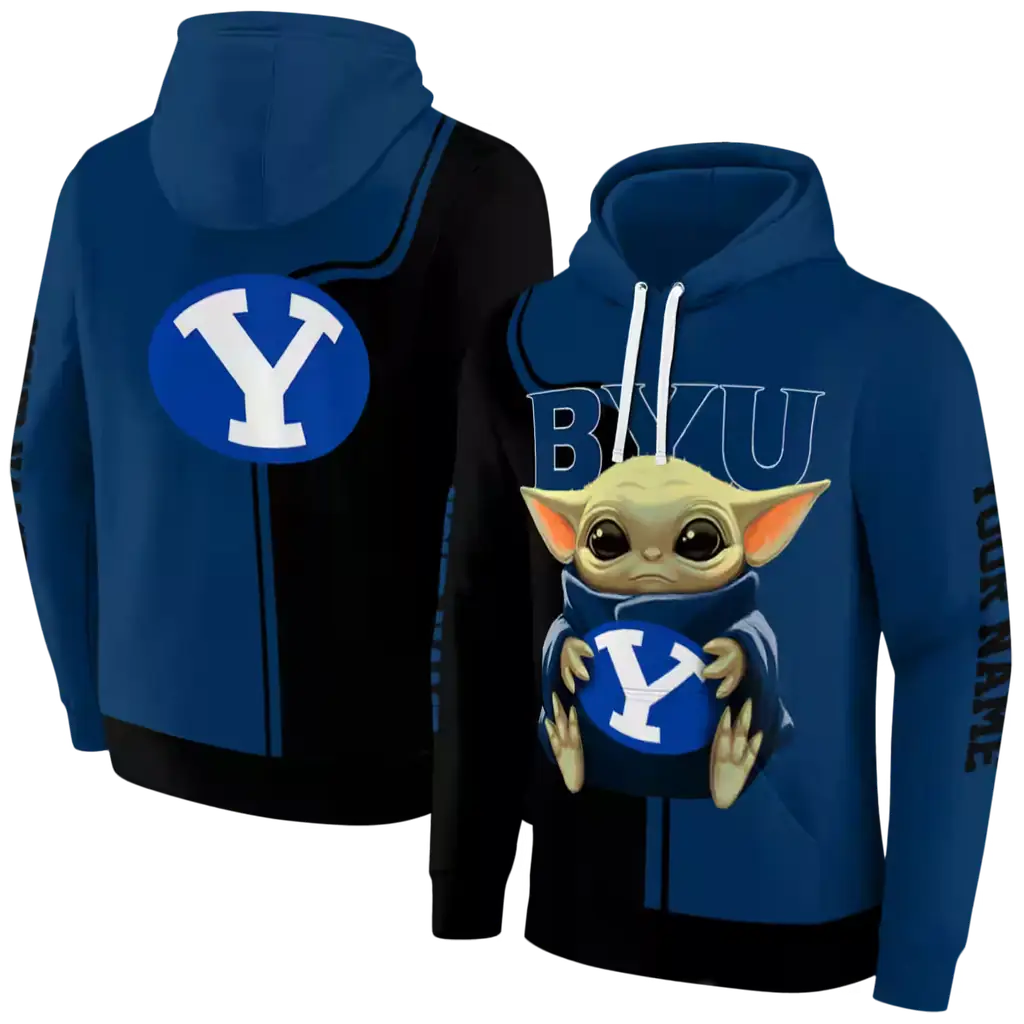 customized byu cougars baby yoda blue black hoodie fashion forward customized byu cougars baby yoda blue black hoodie fashion forward